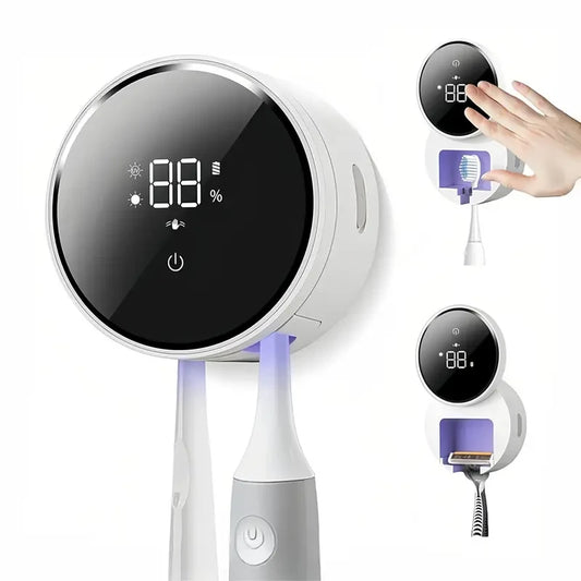 Wall-Mounted UV Toothbrush Sanitizer